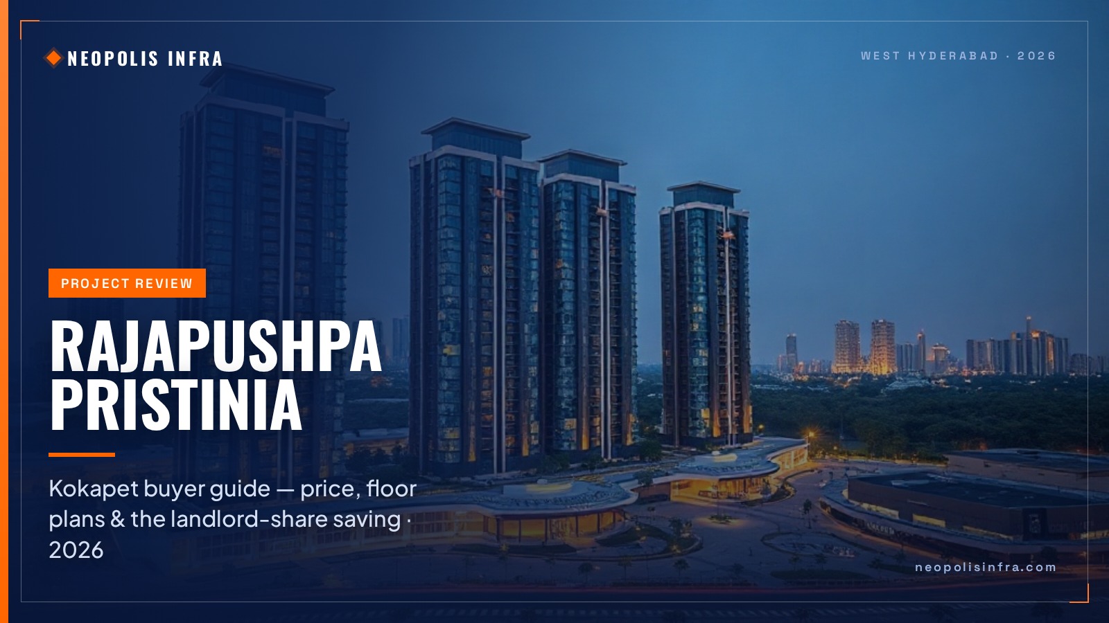 Rajapushpa Pristinia Kokapet 2026: Price, Floor Plans, Review & Landlord-Share Saving