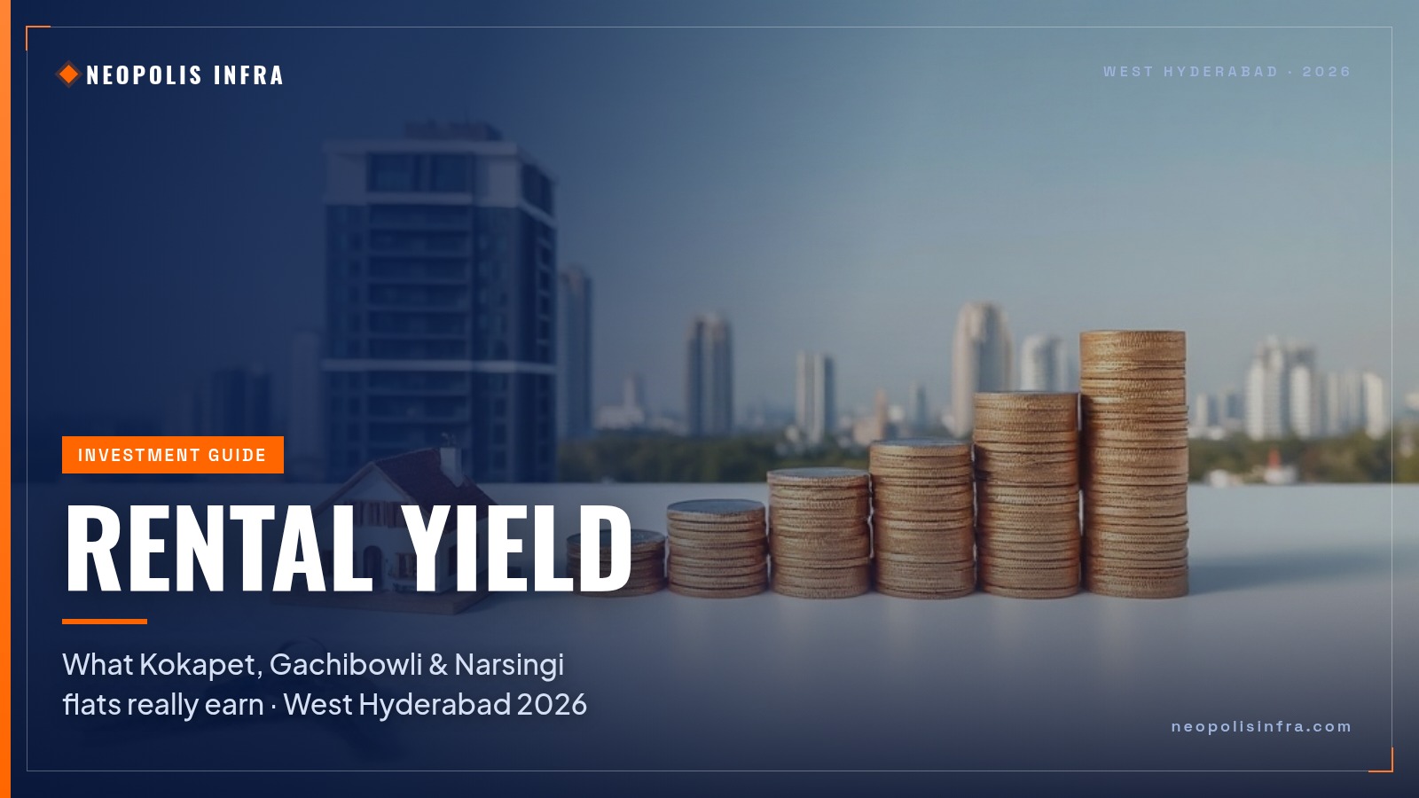 Rental Yield in West Hyderabad 2026: What Kokapet, Gachibowli & Narsingi Flats Earn